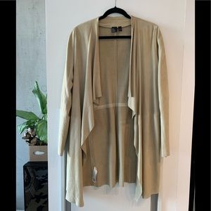 Fisher Project Drapped Suede Jacket